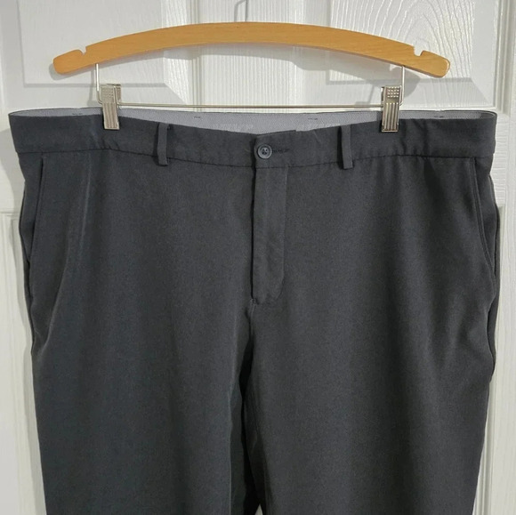 Nike Golf Pants Dry Fit Men's Size 40x32 Gray Lightweight Athleisure - Picture 3 of 11